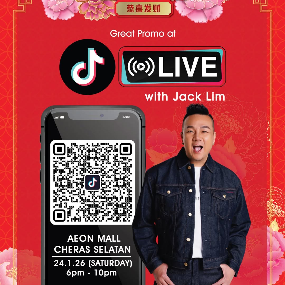 Jack Lim Chinese New Year TikTok LIVE Event Announcement