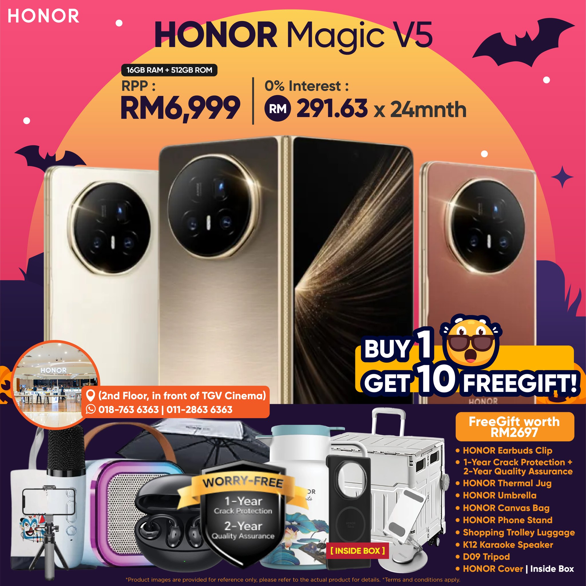 HONOR Halloween Sale at AEON Tebrau City JB