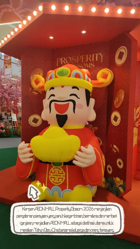 Prosperity Blossom celebration at AEON MALL