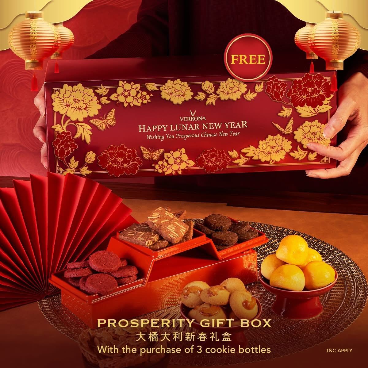 Verrona Chinese New Year Gift Set in signature orange