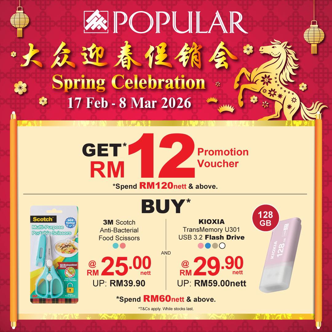 POPULAR Spring Celebration 2026: Ong-some CNY Deals