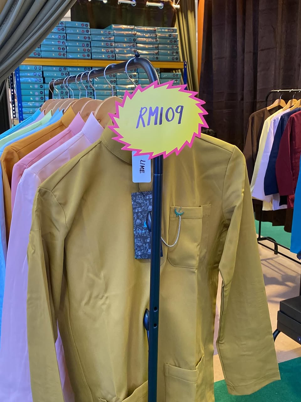 Close-up of flowy fabric and classy designs