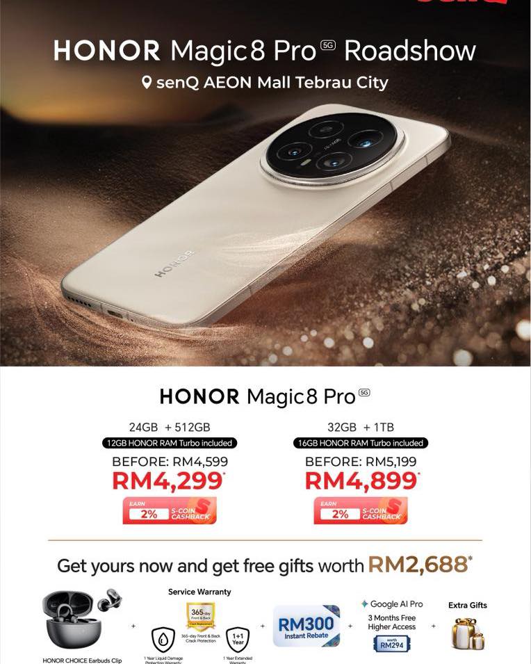 HONOR Magic8 Pro smartphone features showcased at the event