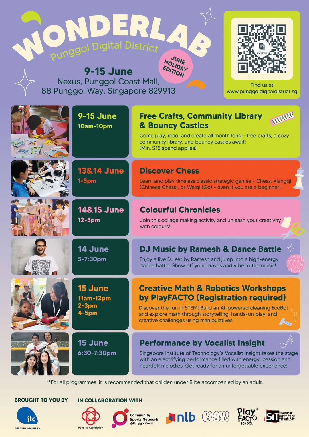 A lively event at Wonderlab in Punggol Digital District