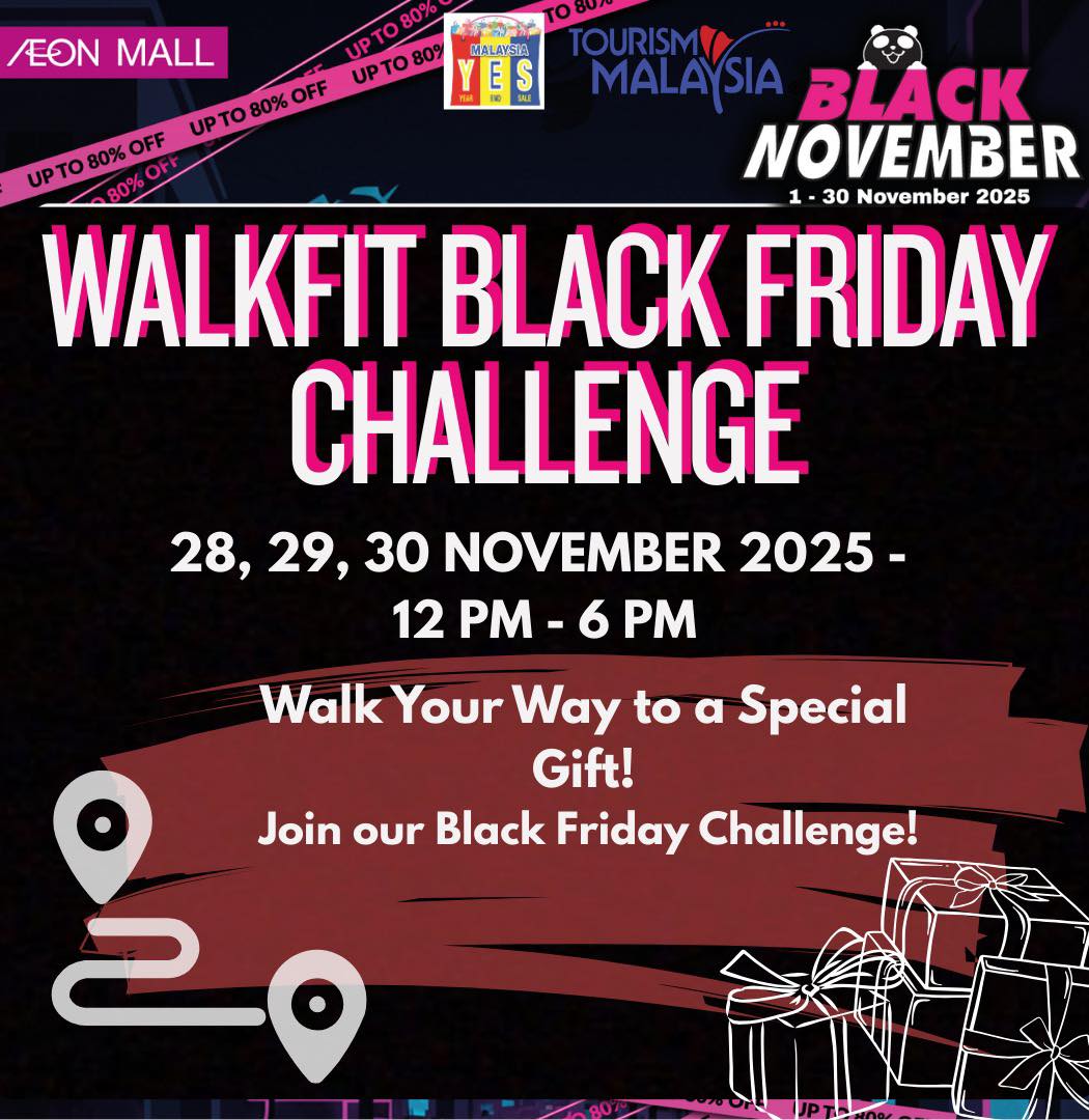 Scenes from the Midnight Sale Walk Fit Challenge