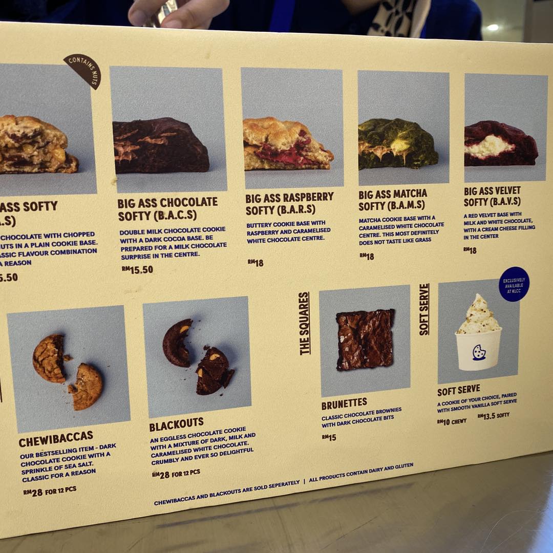 Close-up of a mouth-watering cookie from All About Chew