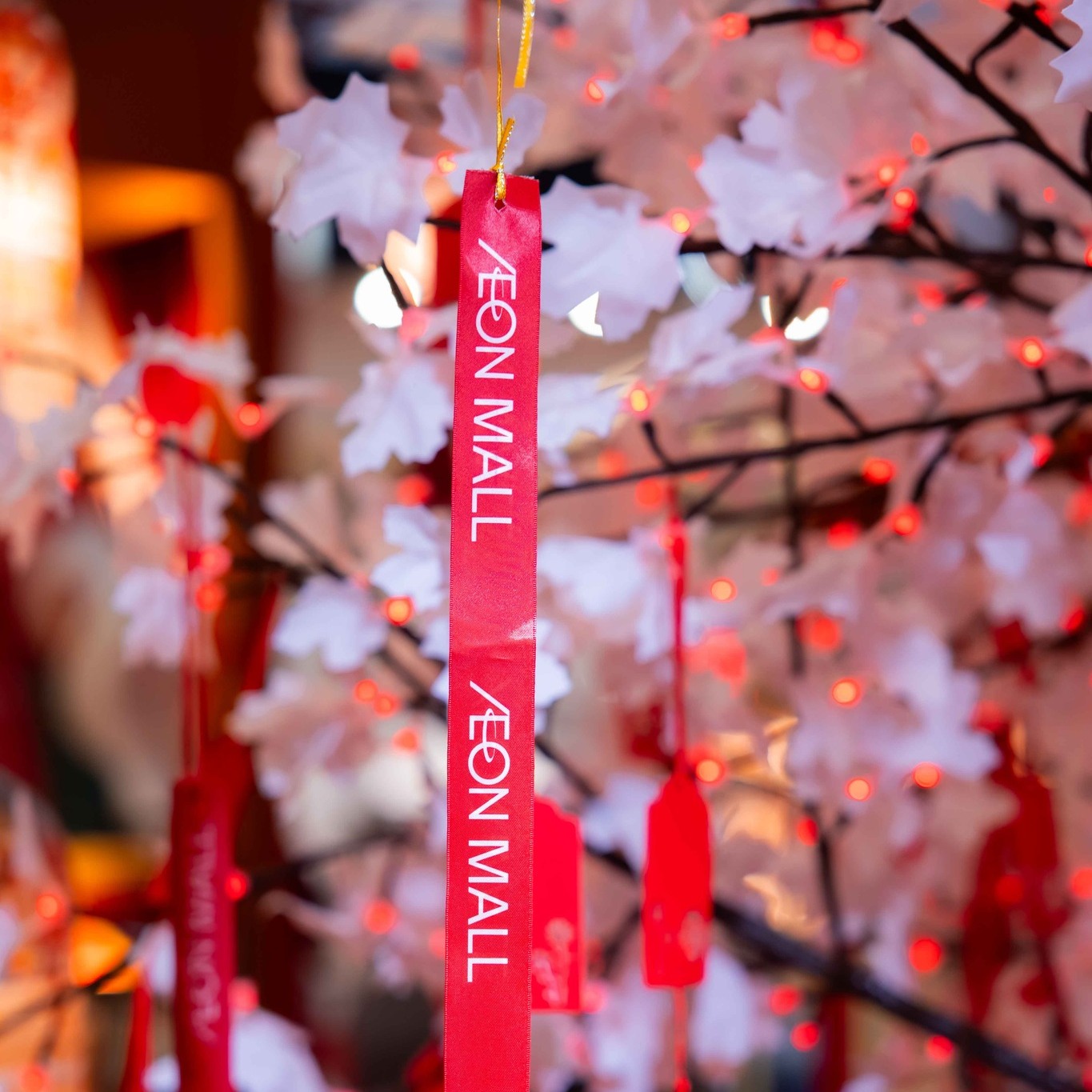 Intricate festive floral arrangements creating a magical atmosphere