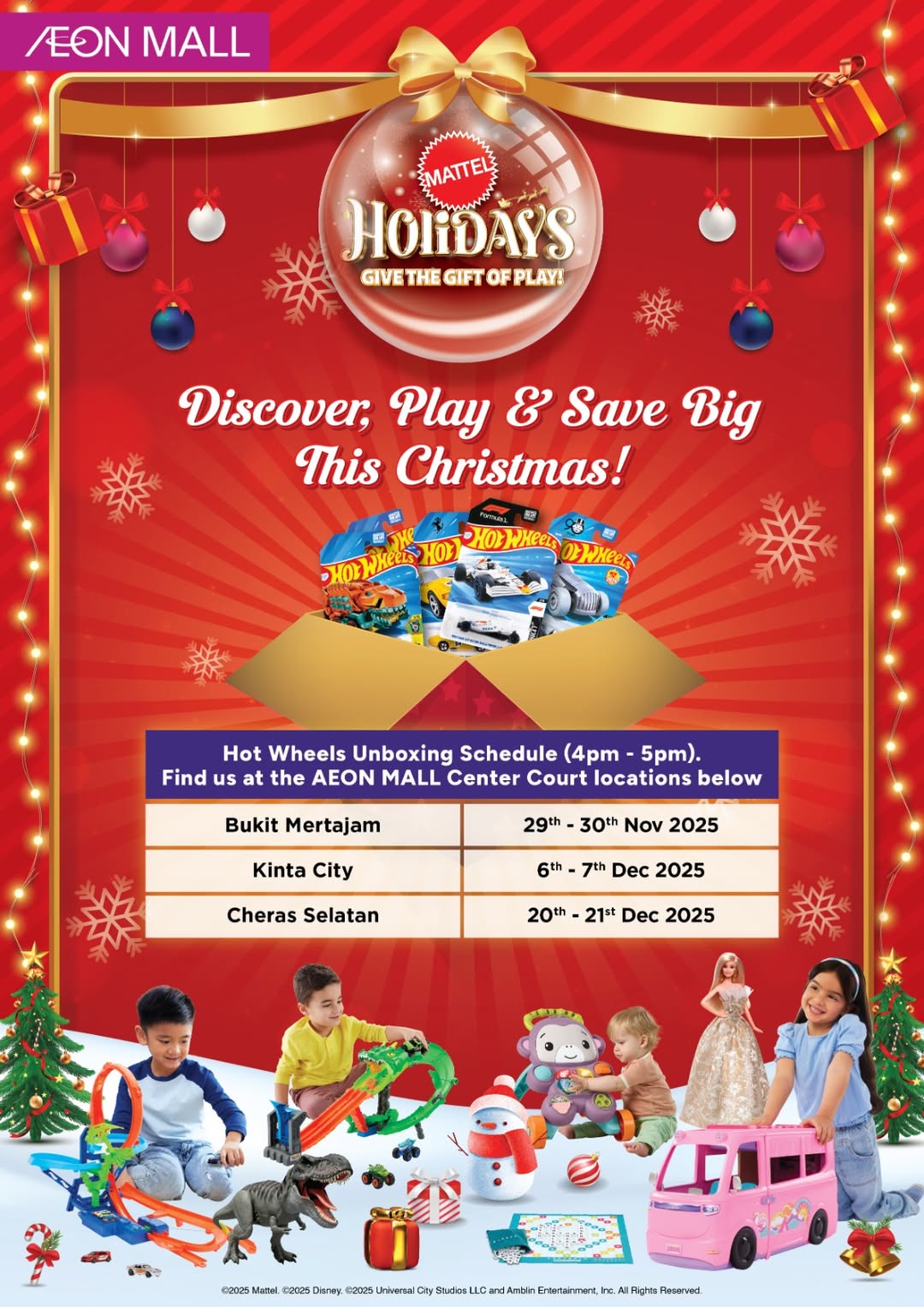 A collection of Hot Wheels cars being unboxed at an event