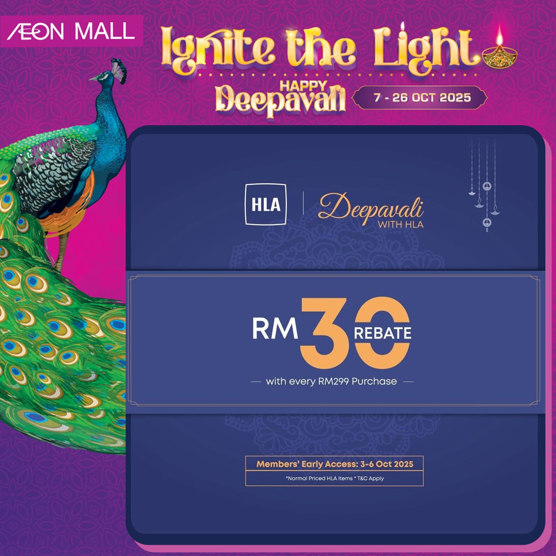 Deepavali festivities at AEON MALL