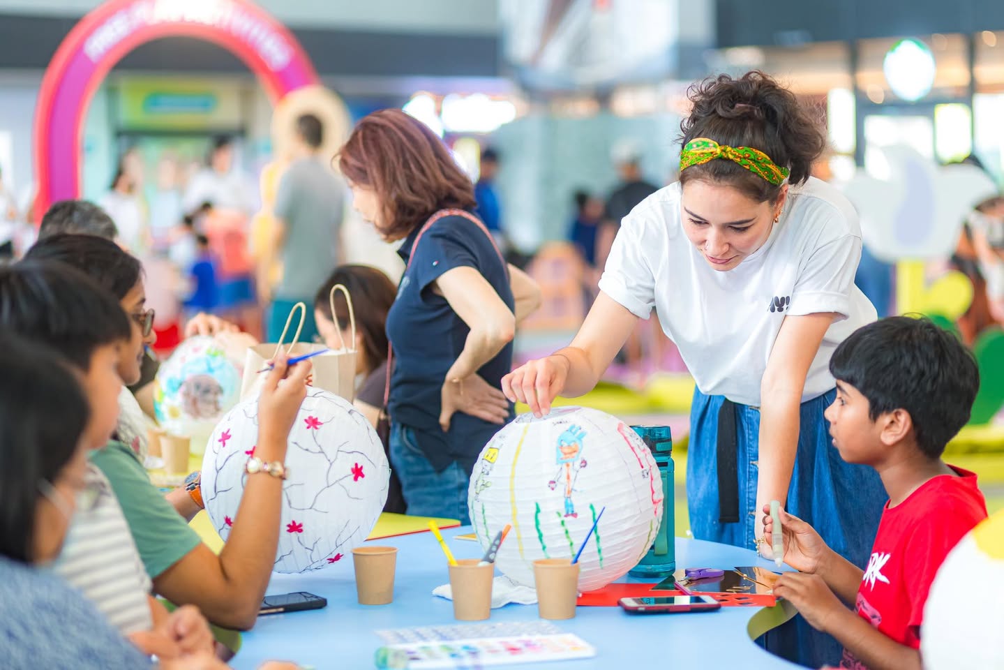 The welcoming atmosphere of the WonderLab event in Punggol
