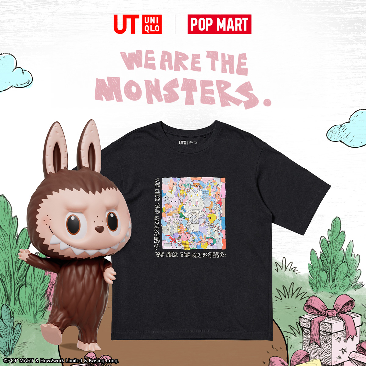 Another design from the UNIQLO x POP MART 'The Monsters' collection