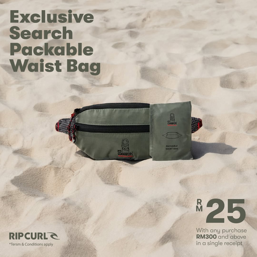 Rip Curl Search Packable Waist Bag for adventurers