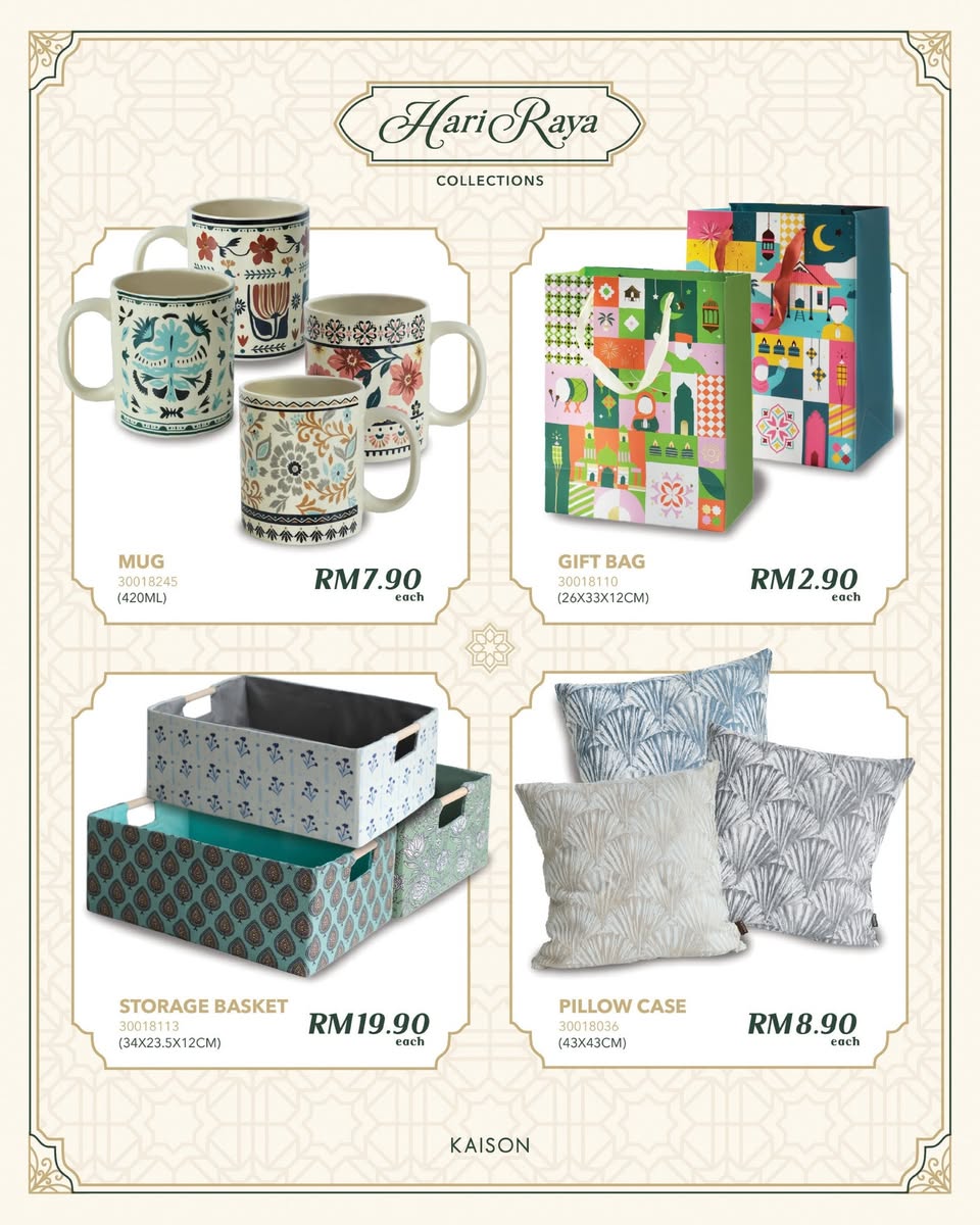 Celebrate Raya with Kaison’s Curated Eid Collection