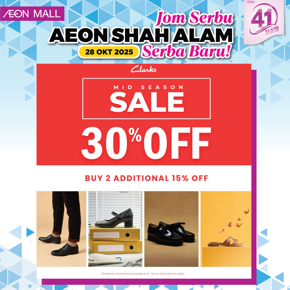 Shoppers enjoying the reopening festivities at AEON MALL Shah Alam.