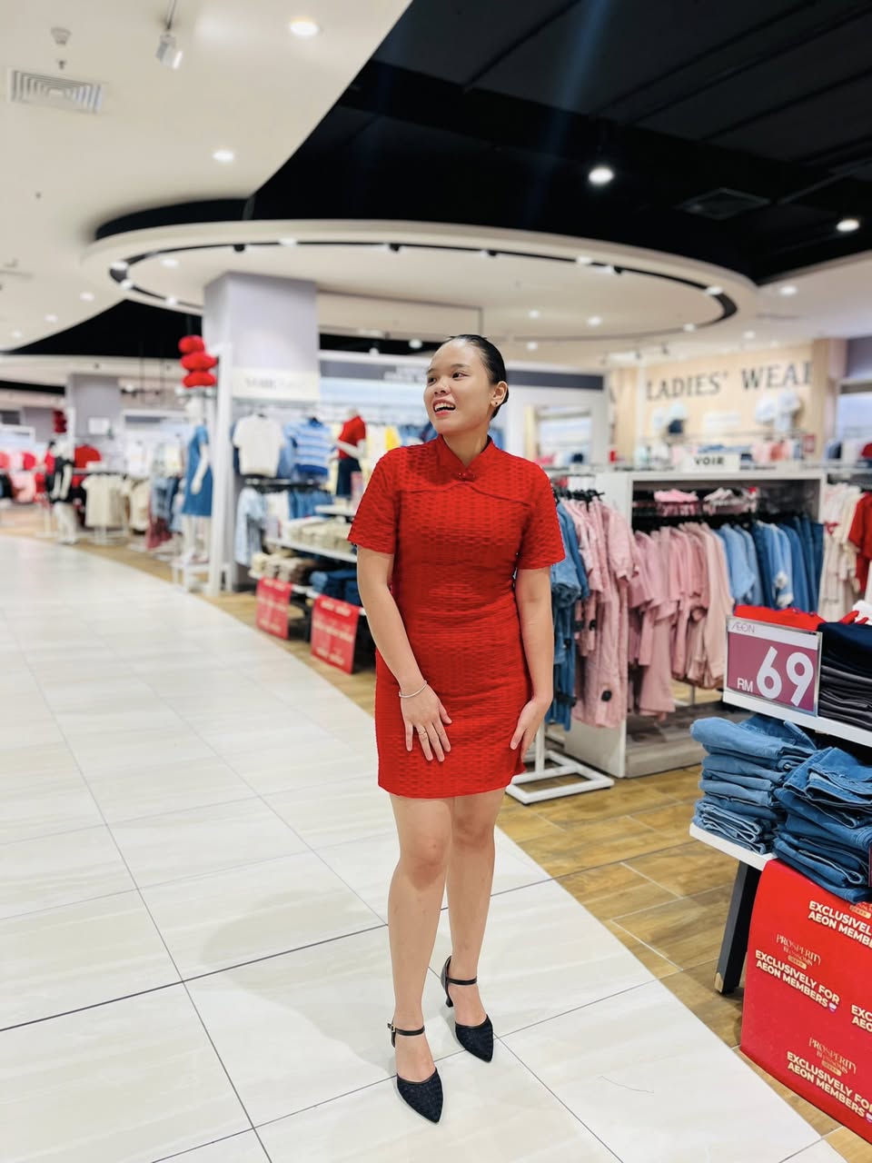 Close-up of intricate embroidery and structured textures from the AEON collection