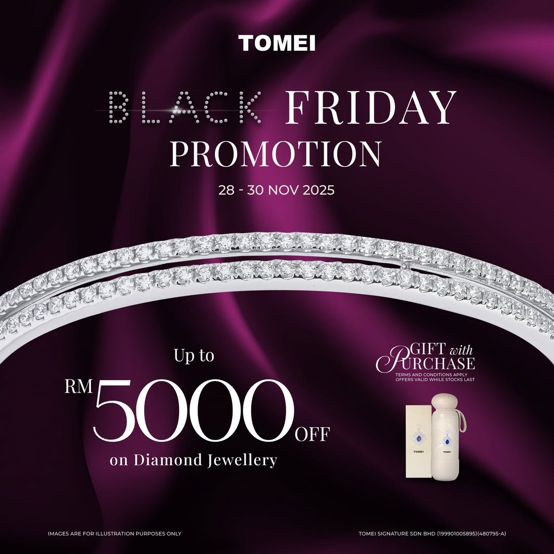 Tomei Black Friday Jewellery Sale