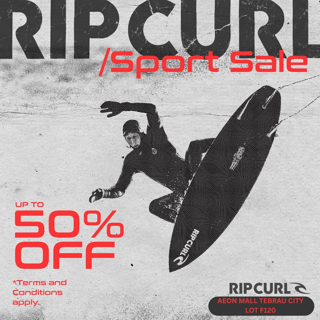 Rip Curl Malaysia Sport Sale - Up to 50% Off