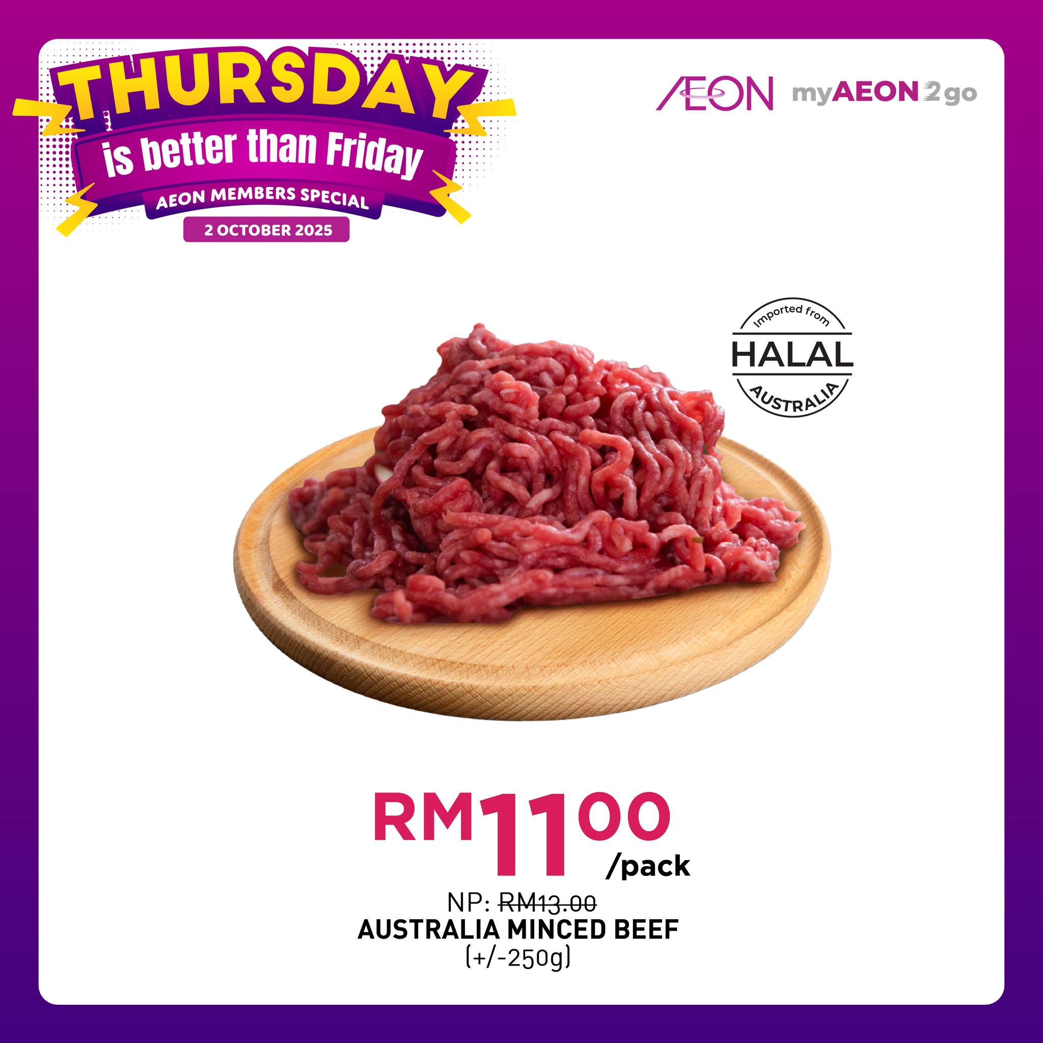 AEON Member exclusive deal on fresh produce