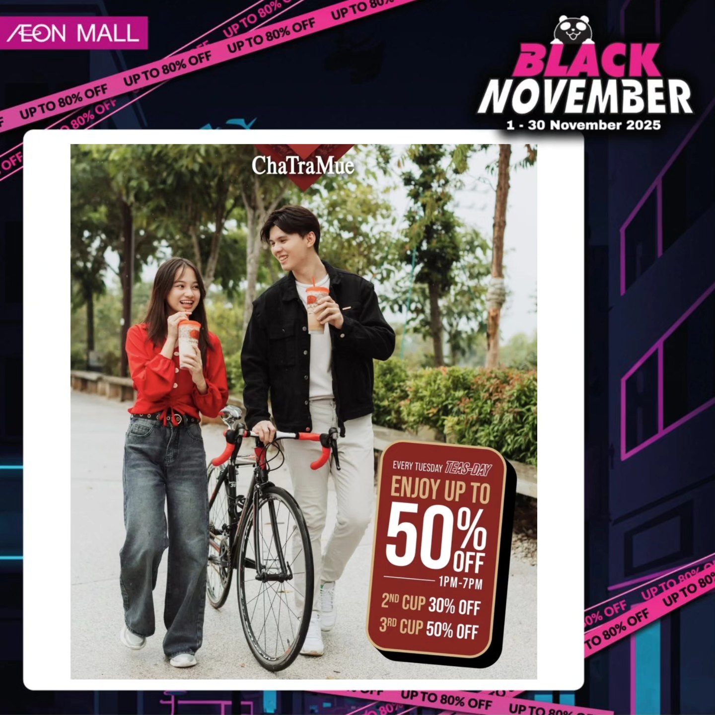 Diverse products on offer during Black November sale