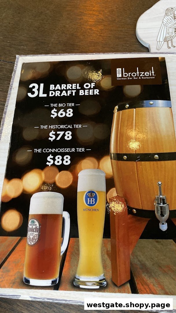 Brotzeit German Beer Bar and Restaurant - WestGate image 58