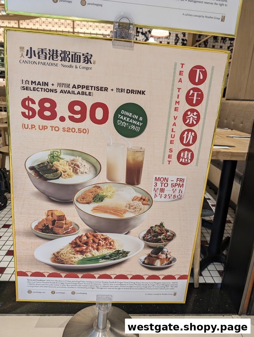 Canton Paradise Noodle  Congee House 樂天小香港粥面家 at Westgate image 39