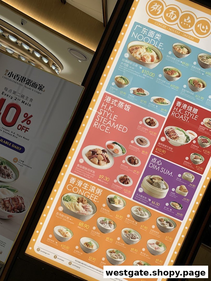 Canton Paradise Noodle  Congee House 樂天小香港粥面家 at Westgate image 51