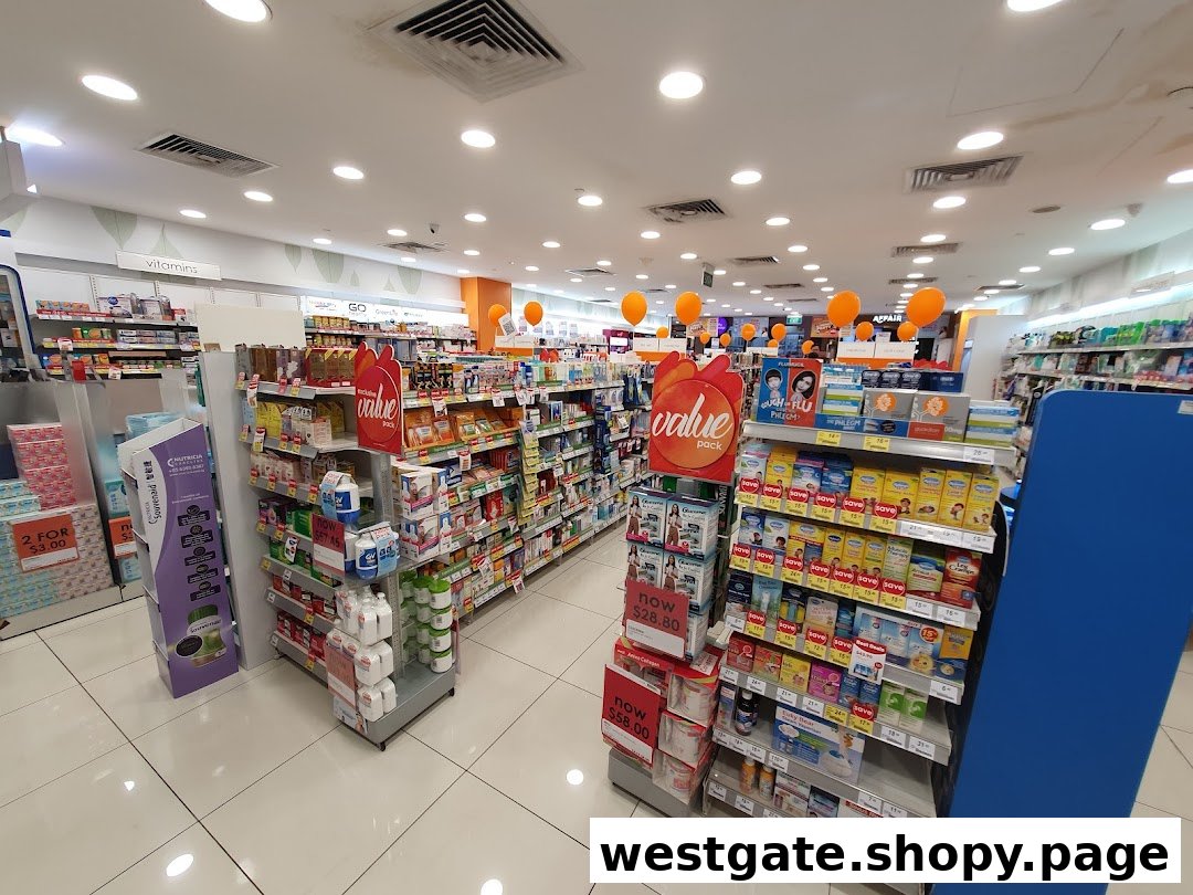 An interior view of a Guardian Health & Beauty store aisle, showcasing various health and beauty products.