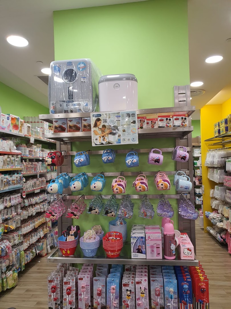 Interior view of Kiddy Palace showcasing a wide range of baby and children's products.