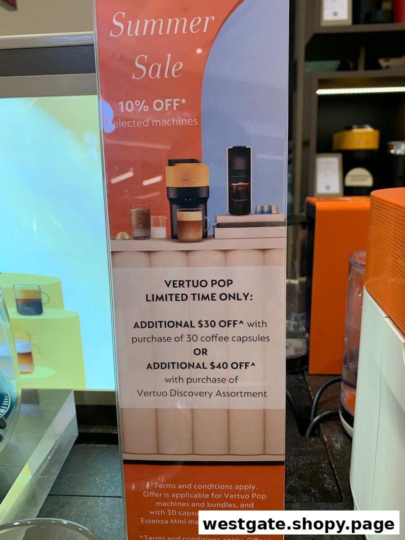 Nespresso Westgate Pop-Up Boutique