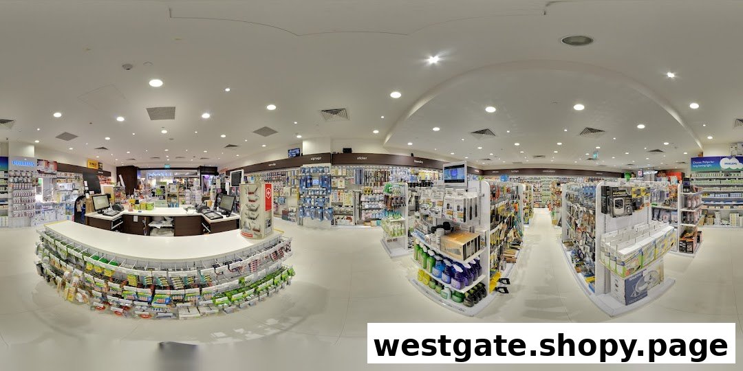 A panoramic view of the brightly lit Selffix DIY store interior, showcasing various aisles filled with hardware and home improvement products.