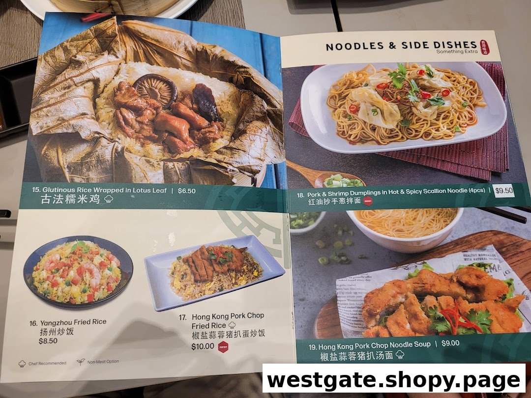 A close-up of Tim Ho Wan's menu displaying various dim sum, rice, and noodle dishes with prices.