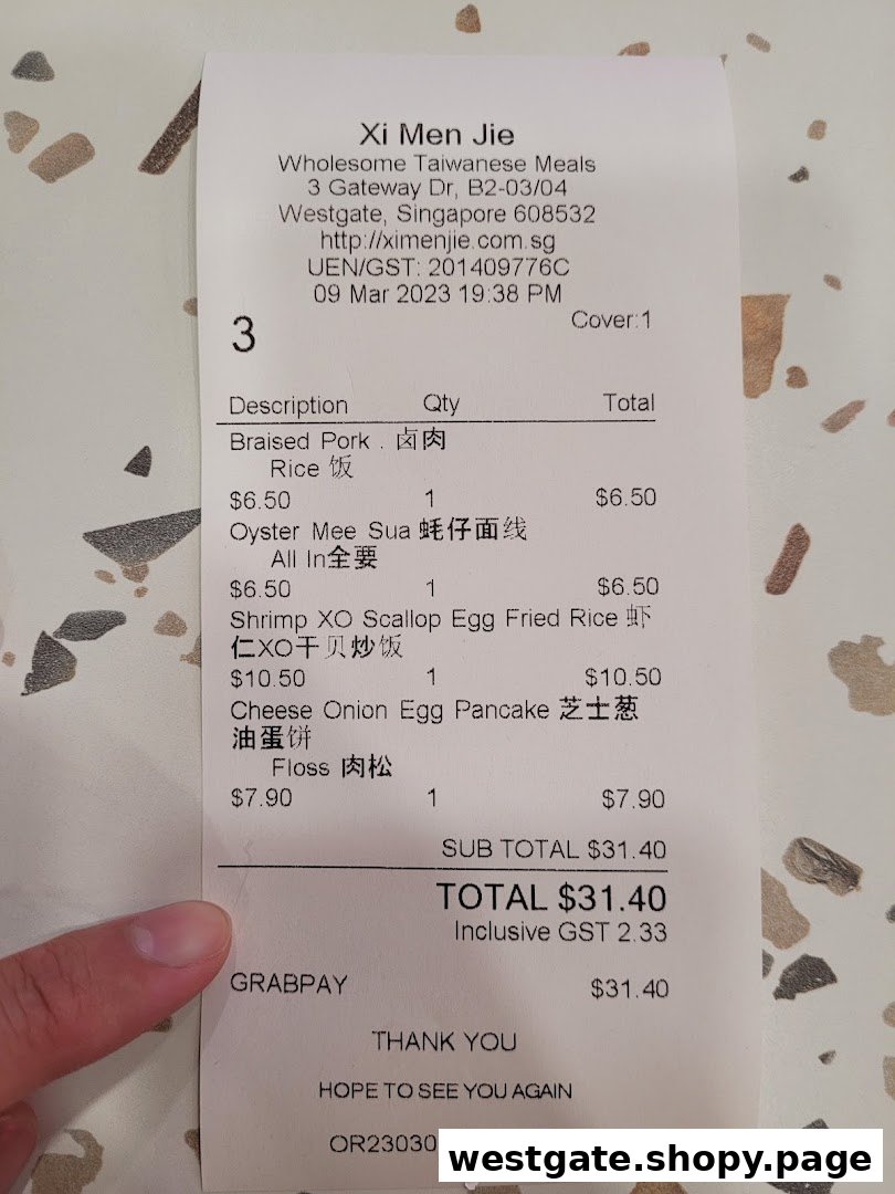 Xi Men Jie 西门街 West Gate Wholesome Taiwanese Meals image 82